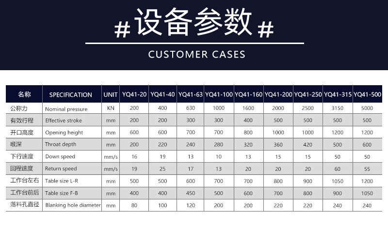 400噸單臂液壓機 400T鋼管校直校正C型壓力機YQ41單柱技術(shù)參數(shù)_副本